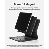 Tablethoes iPad Pro 11" & Air (M2/M3) - Magnetisch, Pennenhouder, Stand - Zwart - 33% Korting