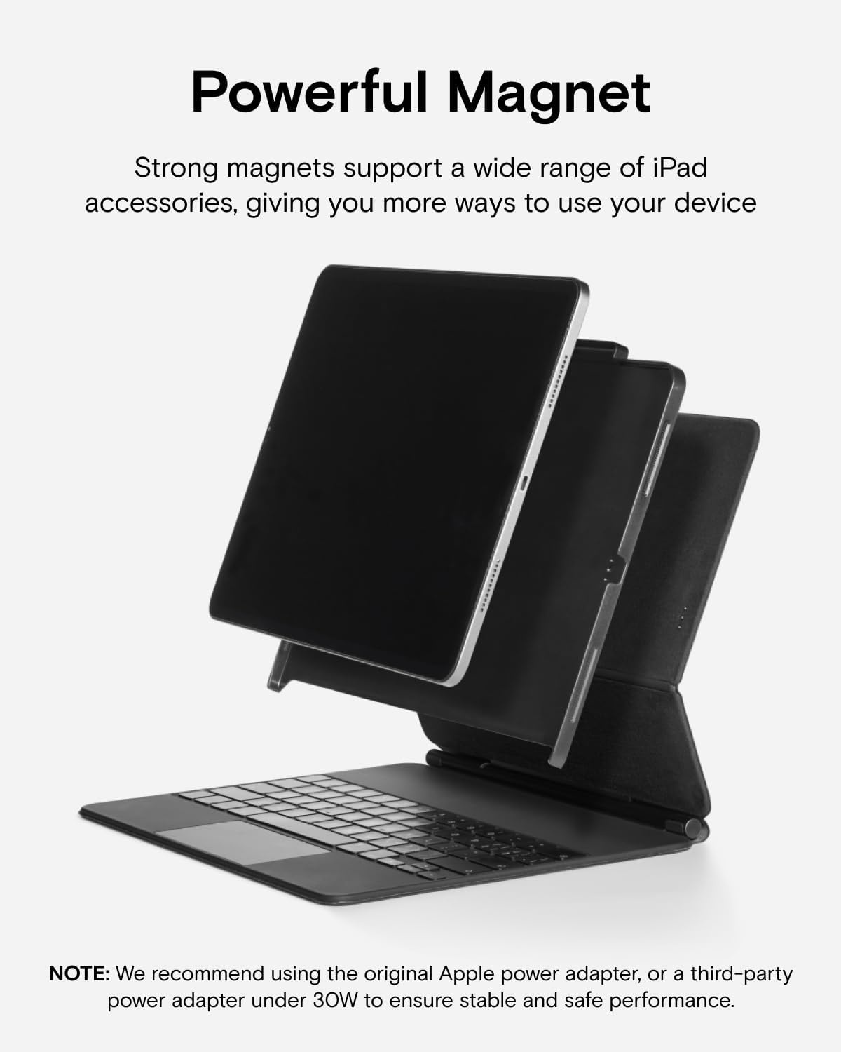 Tablethoes iPad Pro 11" & Air (M2/M3) - Magnetisch, Pennenhouder, Stand - Zwart - 33% Korting