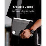 Tablethoes iPad Pro 11" & Air (M2/M3) - Magnetisch, Pennenhouder, Stand - Zwart - 33% Korting