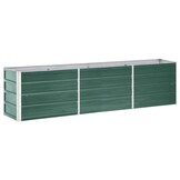 Verhoogde Plantenbak 240x40x45 cm Staal Groen - 33% Korting