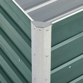 Verhoogde Plantenbak 240x40x45 cm Staal Groen - 33% Korting