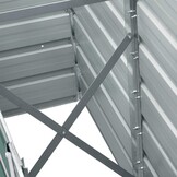 Verhoogde Plantenbak 240x40x45 cm Staal Groen - 33% Korting