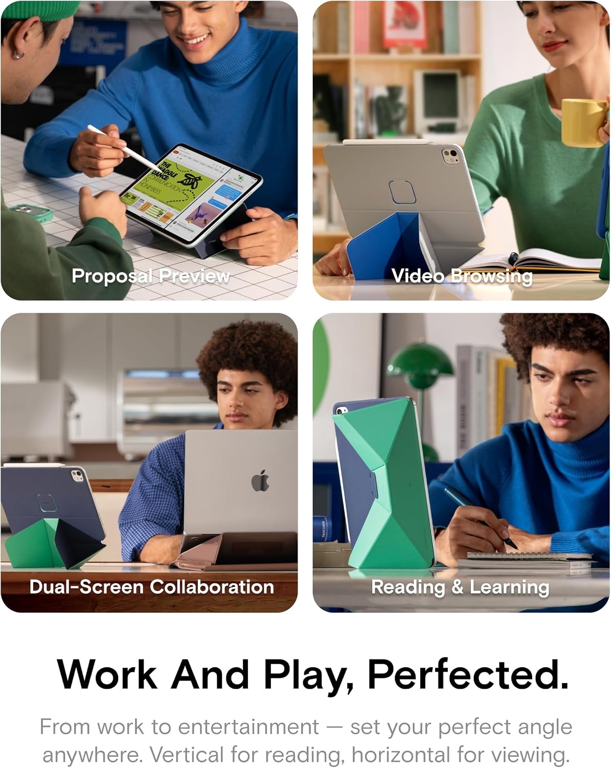 iPad Pro 11" Foliohoes met Standaard & Hoesbescherming - 34% Korting