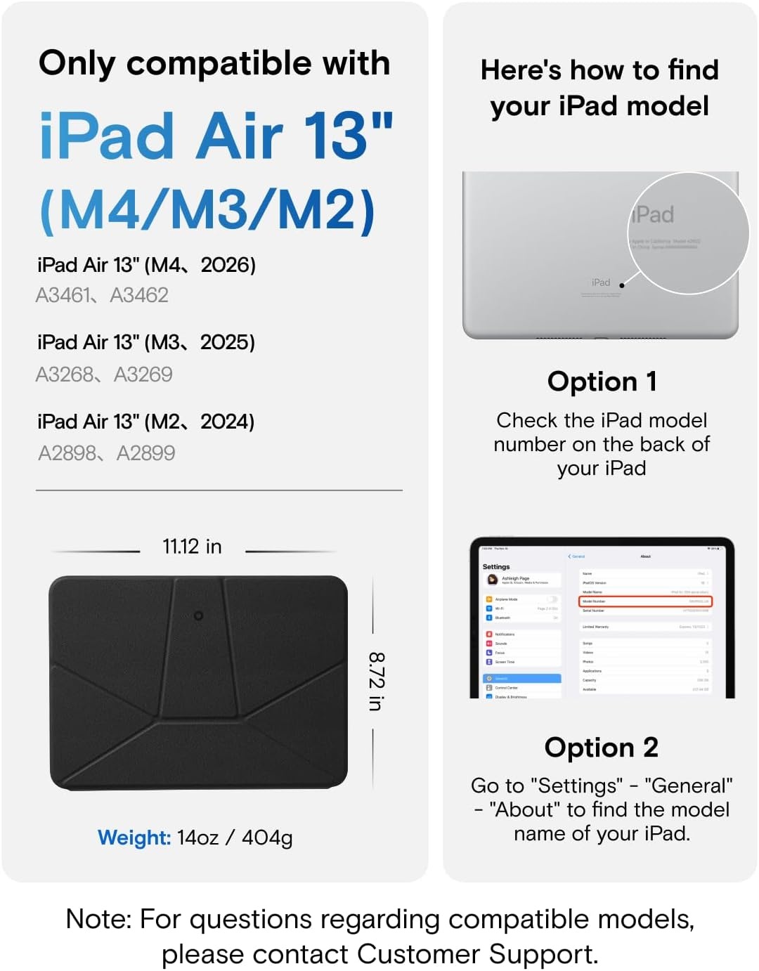 iPad Air 13" Hoes met Magnetische Standaard - 34% Korting