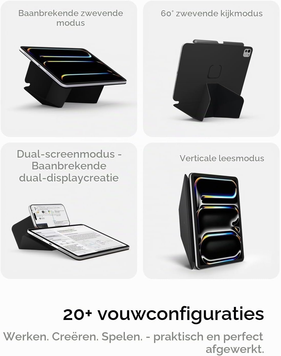 iPad Air 13" Hoes met Magnetische Standaard - 34% Korting