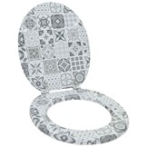 Toiletzitting MDF Grijs Soft-close 44x38 cm - 33% Korting