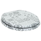 Toiletzitting MDF Grijs Soft-close 44x38 cm - 33% Korting