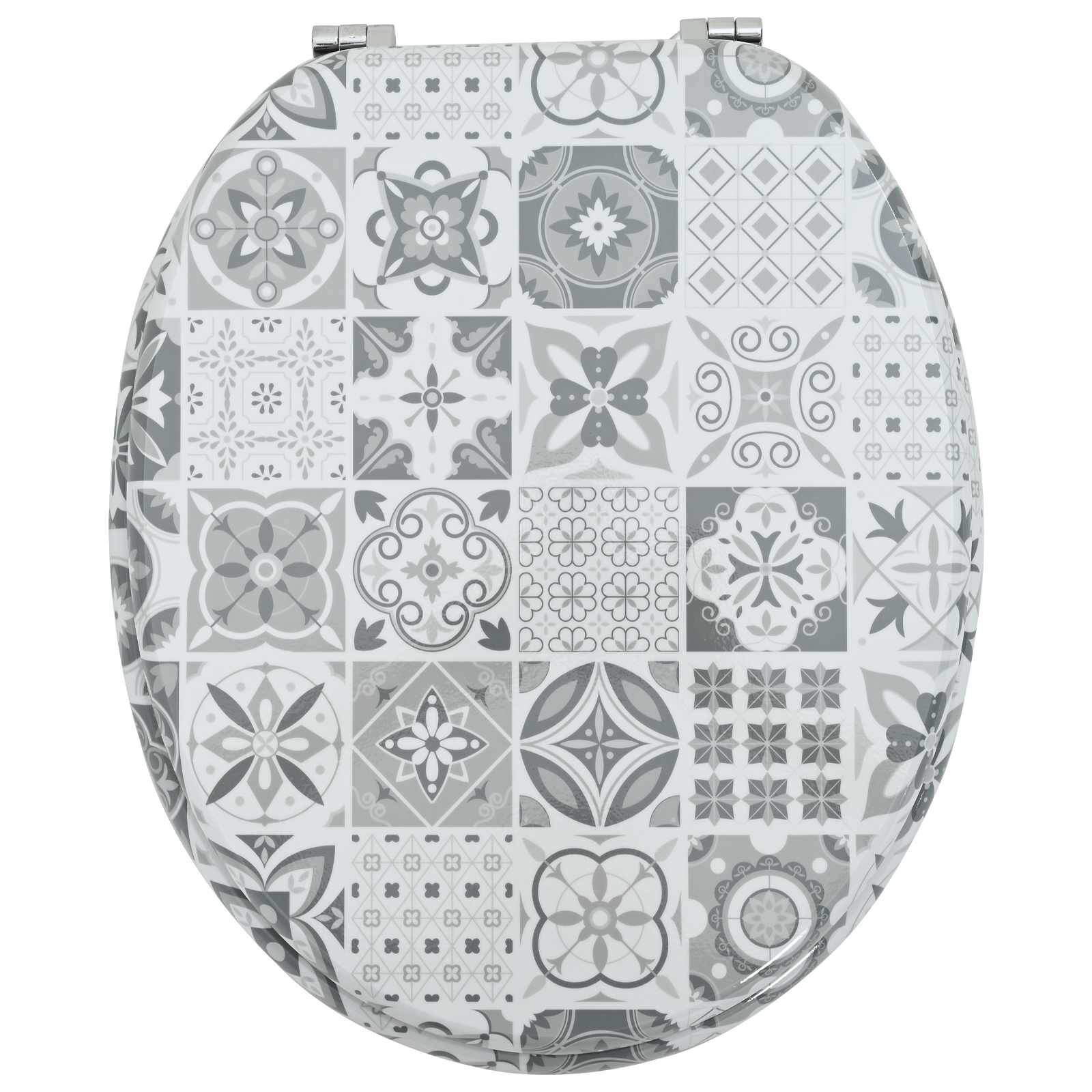 Toiletzitting MDF Grijs Soft-close 44x38 cm - 33% Korting