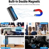Magnetische spraakrecorder, audio-opnameapparaat met drievoudige ruisonderdrukking. Digitale spraakgestuurde recorder met afspelen, 750 uur opslag en 600 uur batterijtijd voor klasse (64GB zwart)