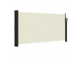 VidaXL Uittrekbaar Windscherm 100x500 cm Crème - 34% Korting!