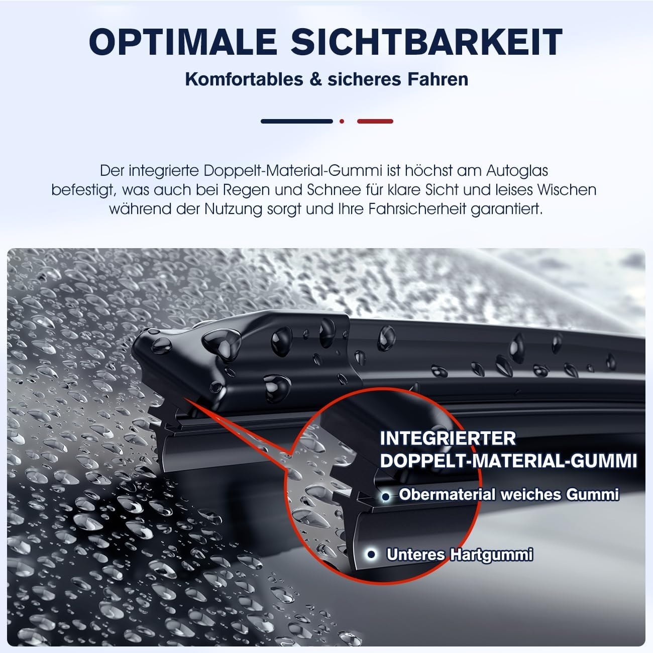 GEARMONSTER Ruitenwisserbladen voor + achter, set van 3, 600 mm/475 mm/275 mm - Maat Für Skoda Yeti Typ 5L 2009-2017