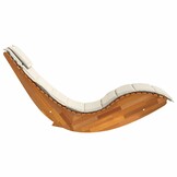 Schommelend Ligbed met Kussen Massief Acaciahout - 54% Korting