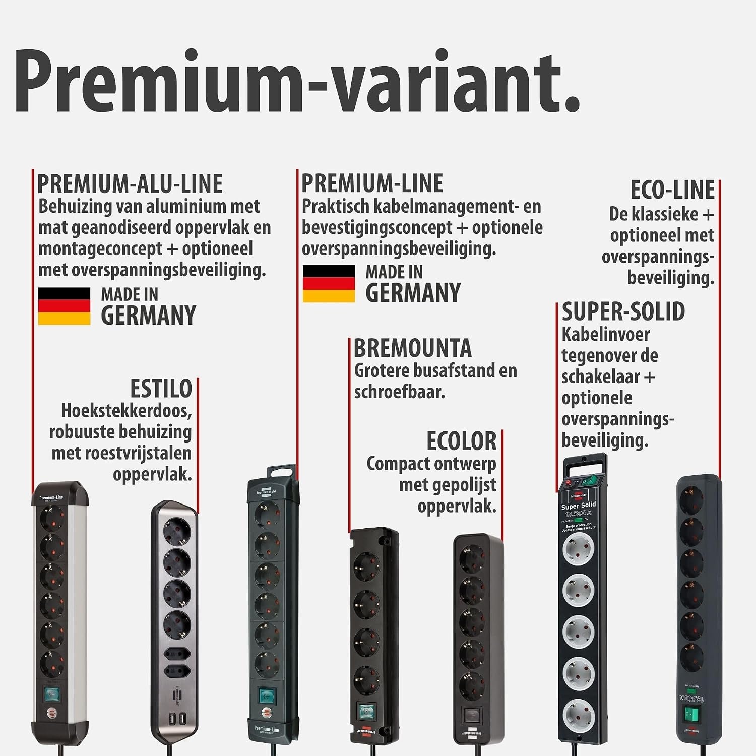 Brennenstuhl Eco-Line Comfort Switch Plus Stekkerdoos, 6-voudig (2 permanente, 4 schakelbare stopcontacten, verlichte voetschakelaar) Single antraciet