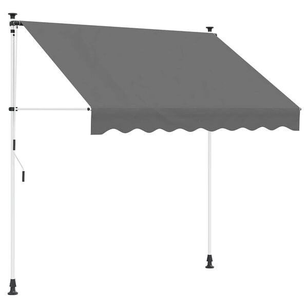 Uitschuifbare Luifel Lichtgrijs 300cm - 54% Korting