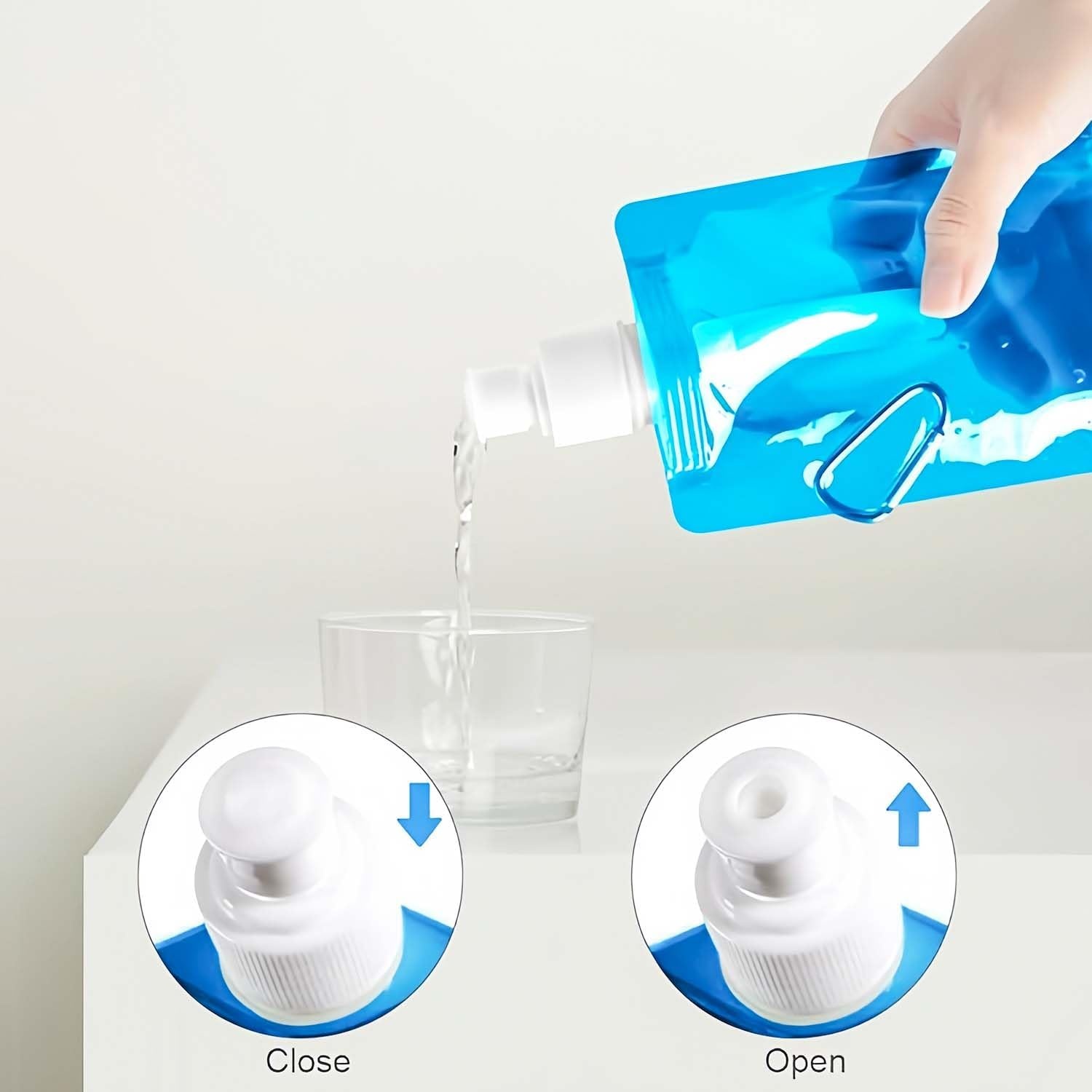 Opvouwbare Drinkflessen Set (3x500ml) - Sport & Outdoor - 48% Korting