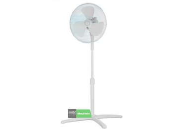 Ventilator 40W met 3 Snelheden & 90° Oscillatie - Wit - 33% Korting