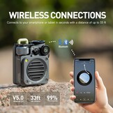 Robuuste Draagbare Bluetooth Luidspreker met Zaklamp (34% Korting)