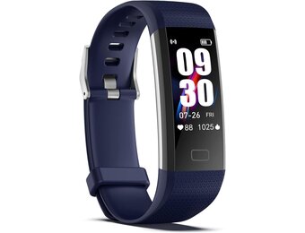 Smartwatch Dames/Heren Zwart (S) - 44% Korting