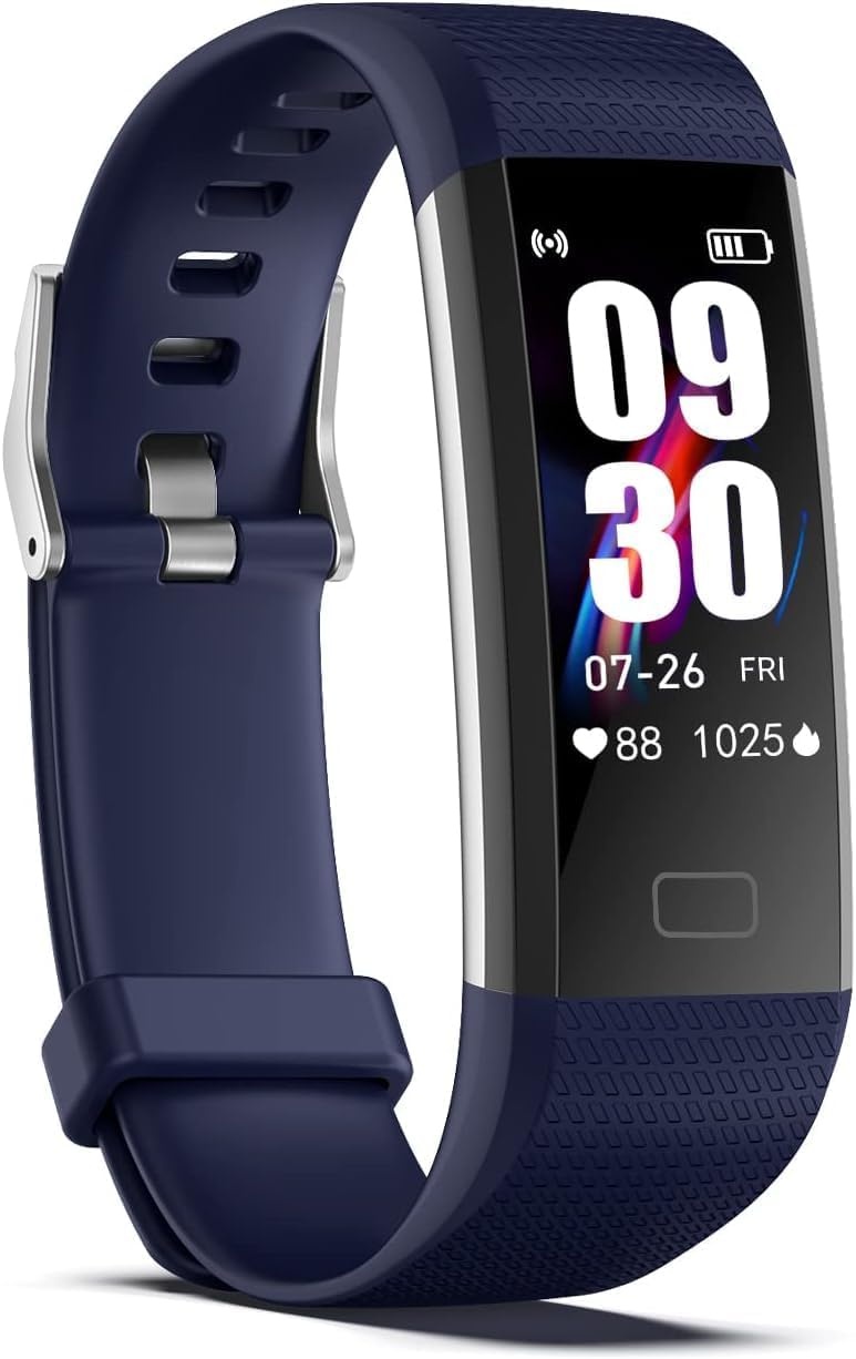 Smartwatch Dames/Heren Zwart (S) - 44% Korting