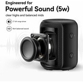 Draagbare Bluetooth Speaker Zwart 32% Korting - IPX6 Waterbestendig