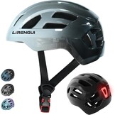 Fietshelm Kind M (55-58 cm) - Zilver Grijs - Lichtgewicht & Verstelbaar - 32% Korting