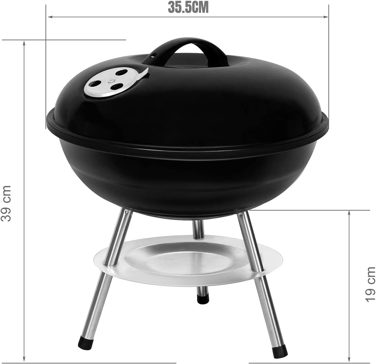 Draagbare Houtskoolgrill - 31% Korting - Camping & Tuin