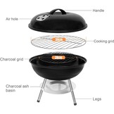 Draagbare Houtskoolgrill - 31% Korting - Camping & Tuin