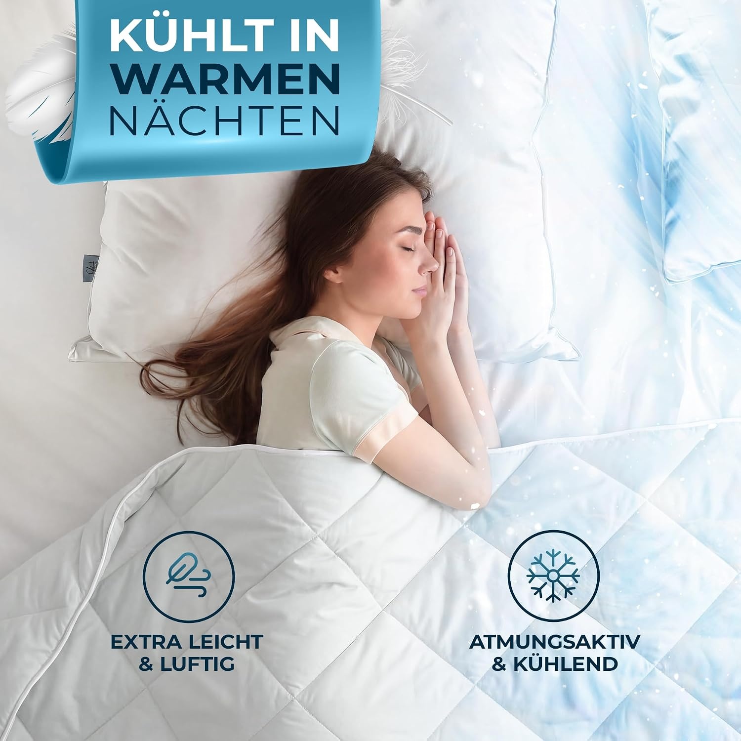 Zomerdekbed 200x200cm - Licht & Verkoelend - 33% Korting