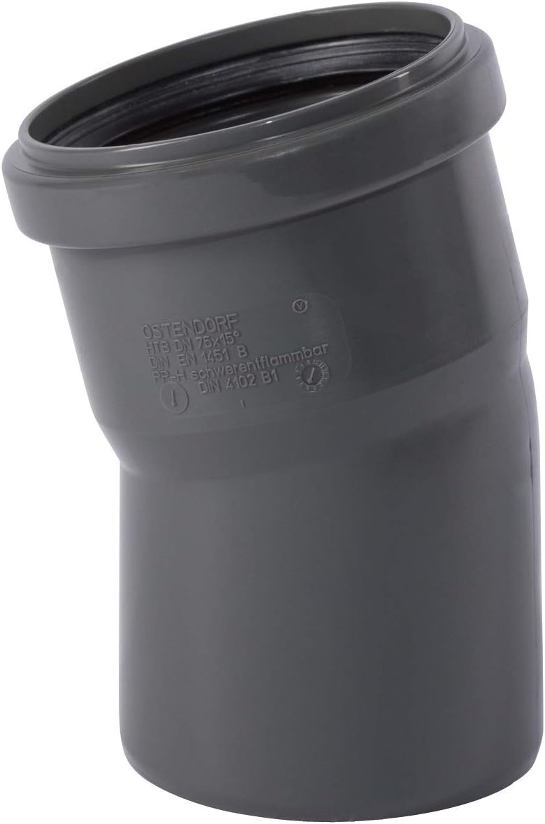 HTsafe Boog 87° DN 40mm Grijs PP - 61% Korting!