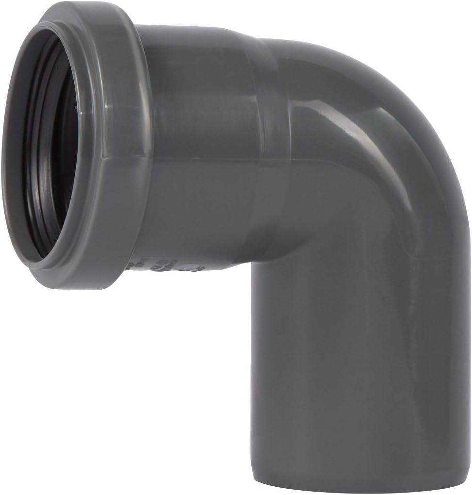HTsafe Boog 87° DN 40mm Grijs PP - 61% Korting!
