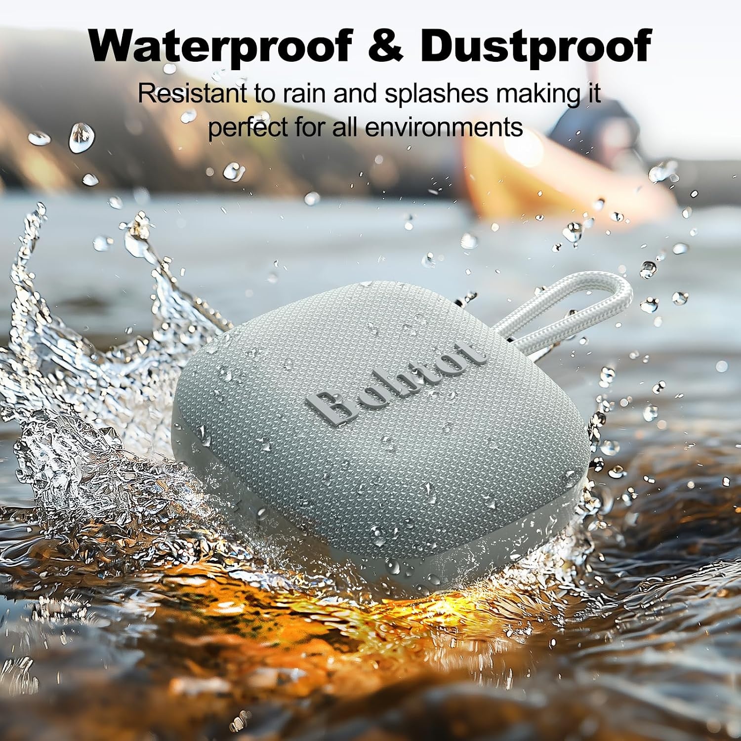 Draagbare Bluetooth Luidspreker met 30% Korting - IPX7 Waterdicht