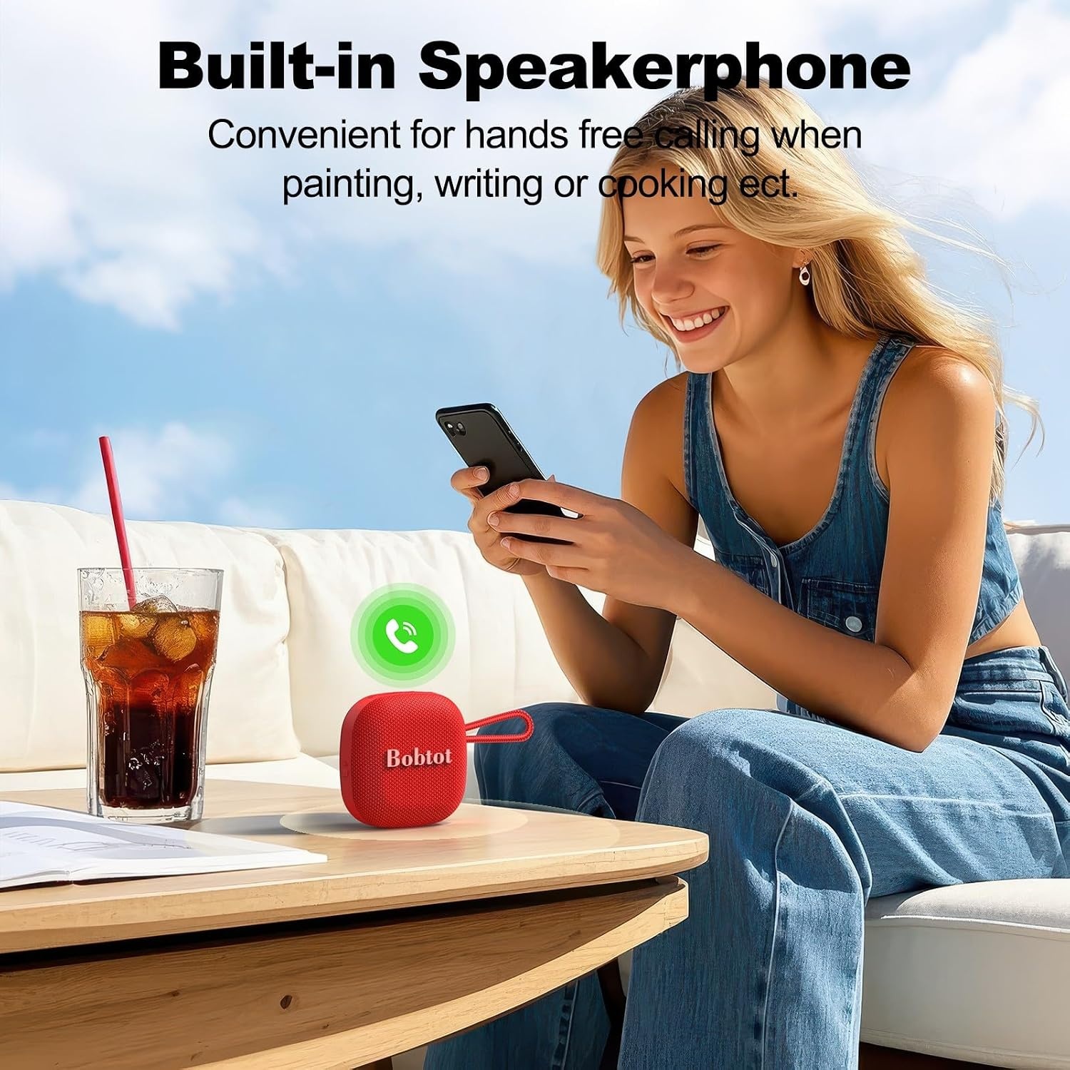 Draagbare Bluetooth Luidspreker met 30% Korting - IPX7 Waterdicht