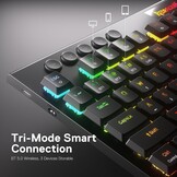 Redragon K618 Mechanisch Gaming Toetsenbord - Draadloos RGB - 34% Korting