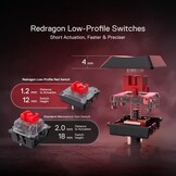 Redragon K618 Mechanisch Gaming Toetsenbord - Draadloos RGB - 34% Korting