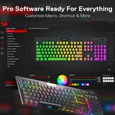 Redragon K618 Mechanisch Gaming Toetsenbord - Draadloos RGB - 34% Korting