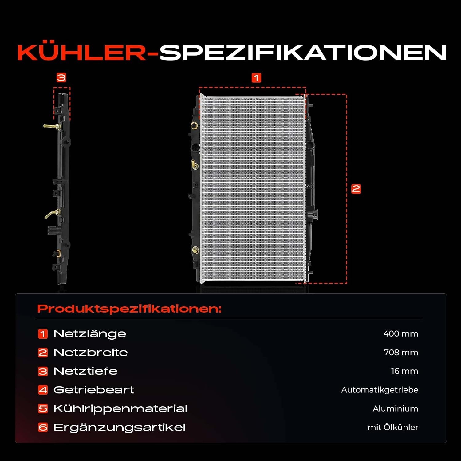 Frankberg Radiator Waterkoeler 19010RAAA11 - 29% Korting