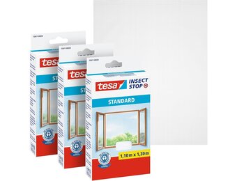 Tesa Klittenband Vliegenhor Wit (3x 110x130 cm) - 52% Korting