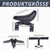 Kinderfietszitje voorop - Verstelbaar - M (31% korting)