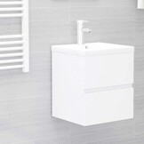 Wastafelkast Wit Bewerkt Hout 41x38,5x45 cm - 34% Korting!