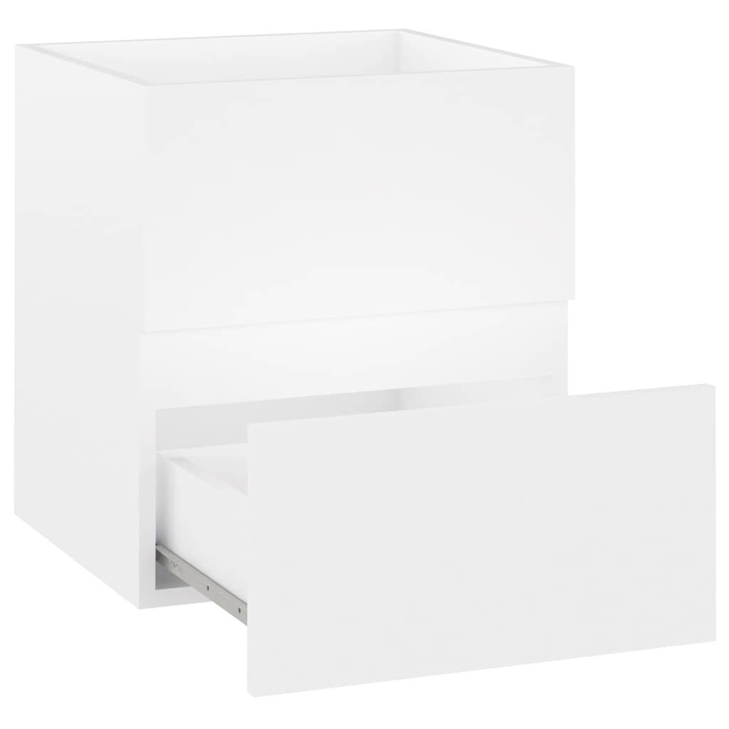 Wastafelkast Wit Bewerkt Hout 41x38,5x45 cm - 34% Korting!