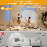 Dimbare LED Booglamp Zwart - 34% Korting!