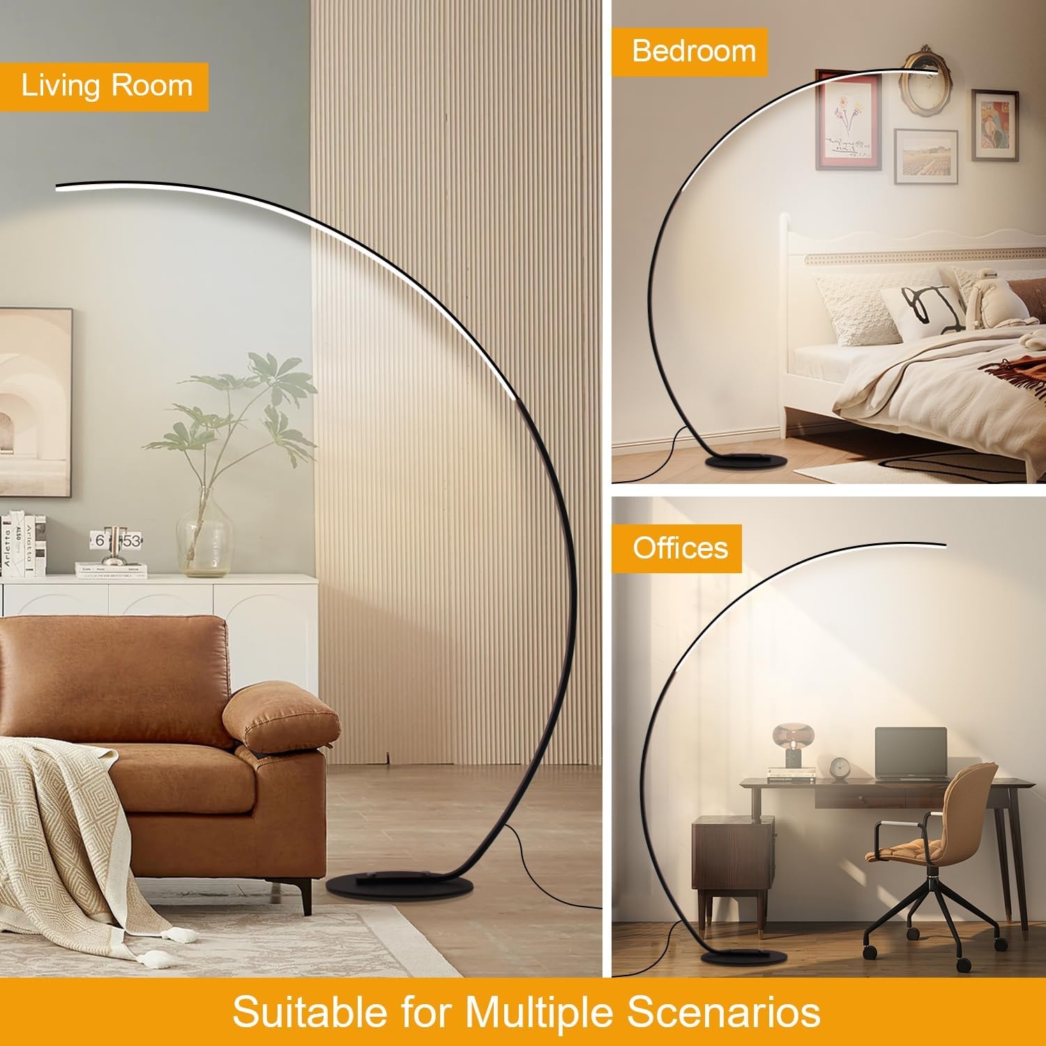 Dimbare LED Booglamp Zwart - 34% Korting!