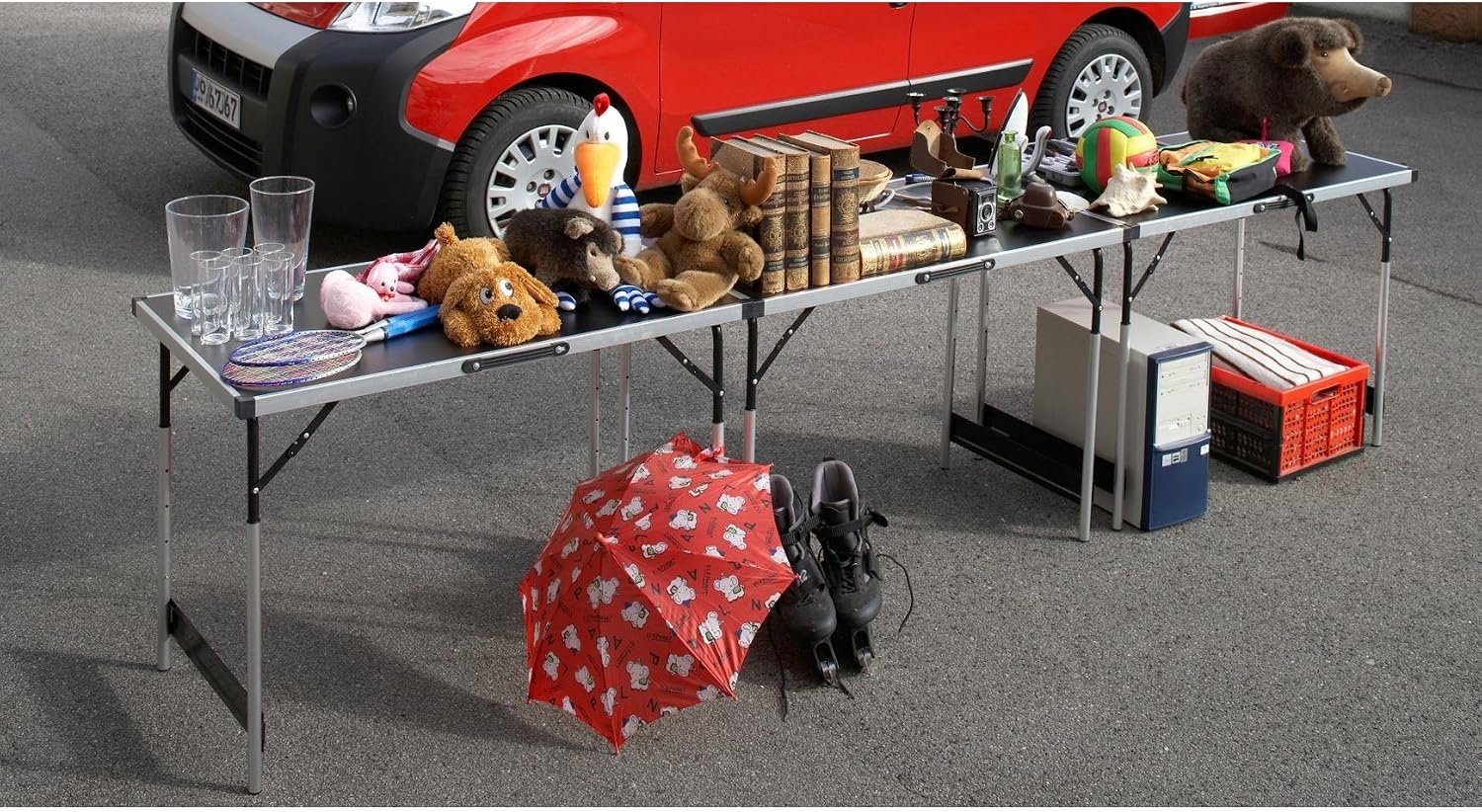 Meister 4357760 Opvouwbare Multifunctionele tafel, 3-delig