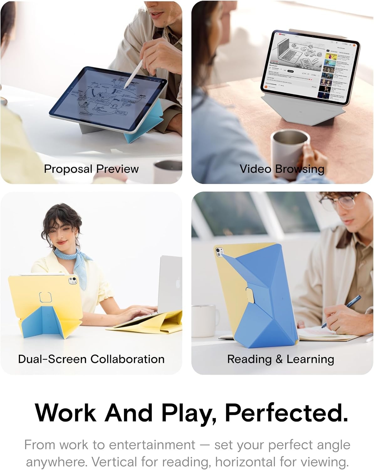 MOFT Dynamic Folio hoes voor iPad Air 13 inch (M4 2026 / M3 2025 / M2 2024)