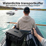 Lekufee Waterdichte Harde Draagtas voor DJI Neo 2 Motion Fly More Combo, DJI RC 2/N3, Goggles N3/3, RC Motion 3 en Accessoires (Alleen Case)