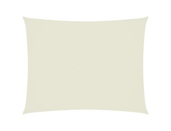 vidaXL Zonnescherm rechthoekig 6x8 m oxford stof crèmekleurig
