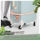 4 Stuks Kofferwielen Vervanging Universele Dempbare Bagage Kofferwielen Vervanging met As Universele Bagagewiel Vervangingsset, Zwart, VK-C5 - Maat VK-C5