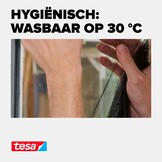 tesa INSECT STOP Klittenband Vliegenhor - 100 x 100 cm - Antraciet