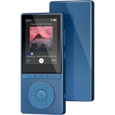 64 GB MP3-speler met Bluetooth 5.3, muziekspeler met hifi-audio voor sporthardlopers, 2,4 inch scherm MP3-speler ingebouwd in HD-luidspreker voicerecorder, uitbreidbaar tot 128 GB, oortelefoons