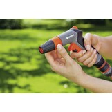 Gardena Classic reinigingspuit: waterspuit voor reinigen en sproeien, met impulsontspanner en permanente vergrendeling, vorstbescherming (18301-50)